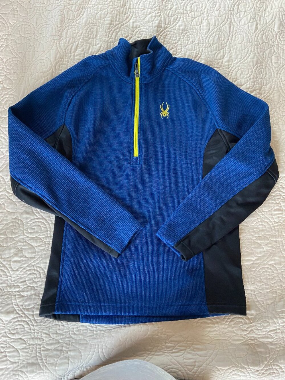 Spyder zip front Pullover Sz M